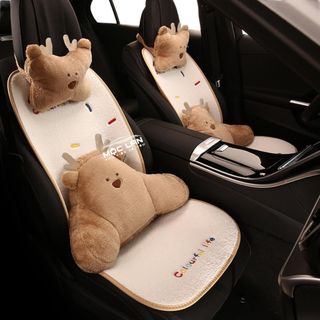 Gối Tựa Đầu Tựa Lưng Ô Tô Gấu Tuần Lộc Cute Đệm Dựa Ghế Văn Phòng Trang Trí Sofa  Kê Đầu Giường Cao Su
