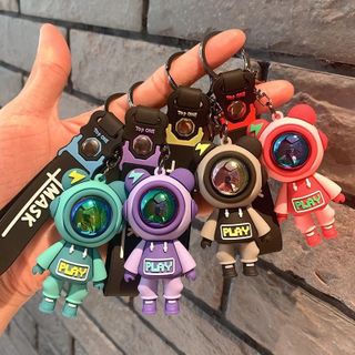 Móc khoá phi hành gia, móc khóa silicon ,móc khoá ô tô xe máy túi sách Women Nữ Móc Chìa Khoá Móc Khoá
