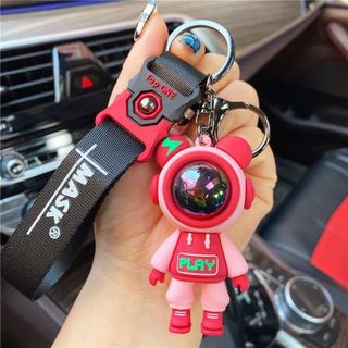 Móc khoá phi hành gia, móc khóa silicon ,móc khoá ô tô xe máy túi sách Women Nữ Móc Chìa Khoá Móc Khoá
