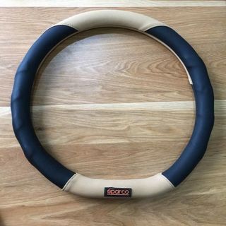 Bọc Vô Lăng Sparco Dáng D-Cut - Size 38cm - Cho Xe Seltos, Suzuki XL7,... Chất Liệu Da Pu Mềm Mại Chắc Tay Lái