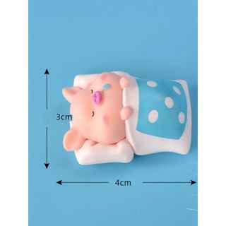 Trang trí taplo ô tô 7 chú heo hồng dễ thương - Trang trí nội thất xe ô tô hình heo hồng yêu đời để taplo ô tô Otofunmoclan