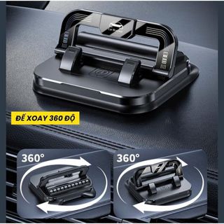 Giá Đỡ Điện Thoại Kiêm Bảng Ghi Số Điện Thoại H7S Hít Chân Không Xoay 360 Độ Gấp Gọn Tiện Lợi