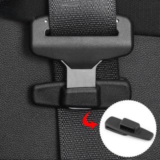 [BỘ 2] Chốt Khóa Dây An Toàn Ô Tô Tự Động Bằng Nhựa ABS – Miếng Giữ Đai An Toàn Xe Hơi – Dán 3M Chắc Chắn KHAIHUYAUTOCAR