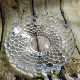 ĐĨA THỦY TINH TRÒN CHẤM BI 24CM P001 (T16)