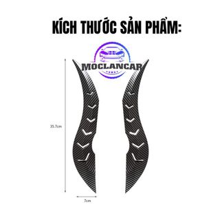 Cặp Sừng Rồng Trang Trí Xe Máy 3D – Miếng Dán Độ Xe Cá Tính, Chống Nước, Dán Chắc