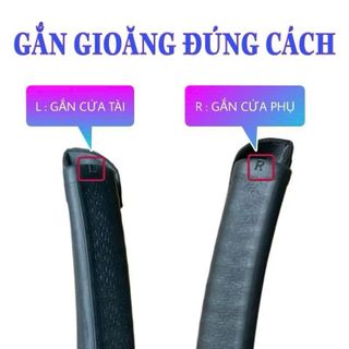 Mộc Lan Bộ 2 Gioăng Cột B Lõi Thép Cách Âm Chống Ồn Dài 80cm Cho Mọi Loại Xe Sedan Hatback SUV Đời Cũ Giảm Bụi Hiệu Quả