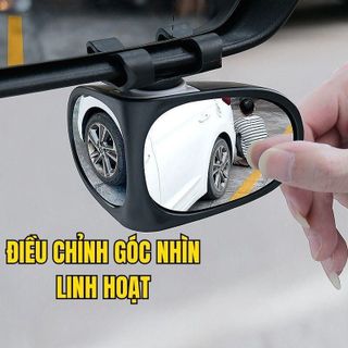 Bộ 2 Gương Chiếu Điểm Mù Ô Tô Quan Sát Trước Sau Chống Nước Góc Rộng An Toàn Khi Sử Dụng Lắp Đặt Dễ Dàng