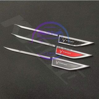 Bộ 2 Mang Cá VINFAST Kiểu Dáng Thể Thao Trang Trí Xe Hơi Cao Cấp, Bảo Vệ Cửa Xe Ô Tô-Mộc Lan Car