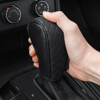 Vỏ Bọc Tay Nắm Cần Số Xe Hơi Bằng Da Pu Chống Trượt & Mài Mòn Thông Dụng