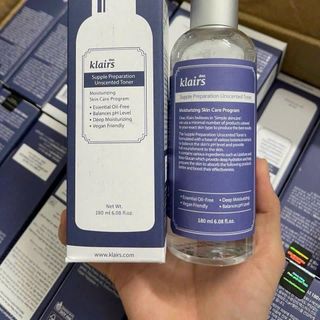 Nước hoa hồng toner Klairs Sỉ thùng 32k Sỉ ít 34k