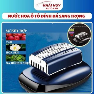 Nước Hoa Ô Tô, Nước Hoa Đính Đá Đẹp Sang Trọng, Mùi Thơm Dễ Chịu 75ml ( NẮP CHỮ NHẬT)