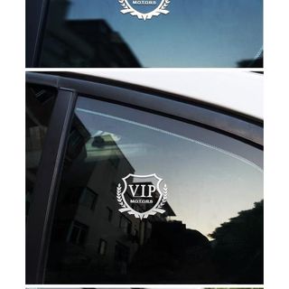 Miếng Dán Trang Trí Kính ô Tô Bông Lúa Vip-Motors Chất Liệu Nhôm Cao Cấp
