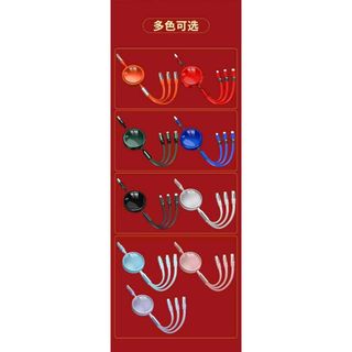 Cáp Điện Thoại Đa Năng 3 Đầu Sạc Dây Rút 3 In 1 Sạc Nhanh 3A Cổng Chất Liệu Bền Gọn Nhẹ Tiện Lợi