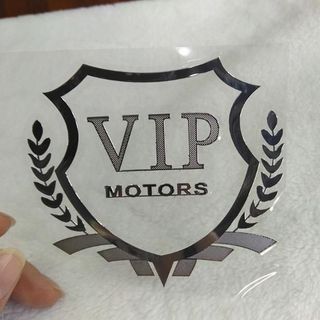 Miếng Dán Trang Trí Kính ô Tô Bông Lúa Vip-Motors Chất Liệu Nhôm Cao Cấp