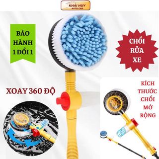Chổi Rửa Xe Chổi Rửa Xe Ô Tô Tự Xoay 360 Độ Tiện Lợi Sử Dụng Dễ Dàng Giúp Tiết Kiệm Công Sức khaihuyauto