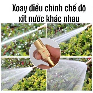 Đầu Xịt Áp Lực Tăng Áp Nước Có 3 Chế Độ Kèm Đai Xít Giữ Vòi Tiện Lợi-Rửa Xe Ô Tô Xe Máy,Tưới Cây Chăm Sóc Thú Cưng