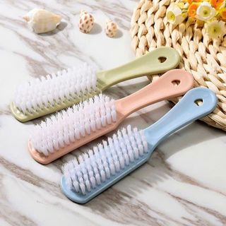 Bàn Chải Chà Giày - Giặt Quần Áo Siêu Sạch Có Cán Dài Móc Treo Tiện Lợi Chiều Dài 17CM