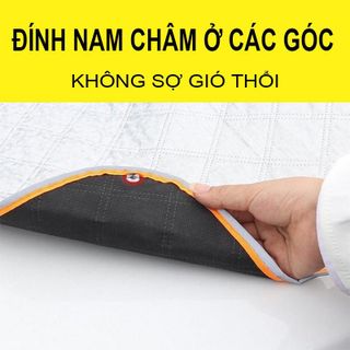 Tấm Che Nắng Kính Lái Ô Tô 4 Lớp Tráng Bạc Cao Cấp Dành Cho Xe VINFAST VF3 - Chống nắng mưa, bụi bẩn, bảo vệ xe an toàn