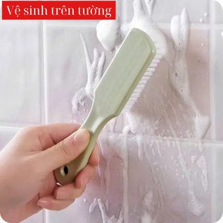 Bàn Chải Chà Giày - Giặt Quần Áo Siêu Sạch Có Cán Dài Móc Treo Tiện Lợi Chiều Dài 17CM