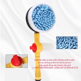 Chổi Rửa Xe Chổi Rửa Xe Ô Tô Tự Xoay 360 Độ Tiện Lợi Sử Dụng Dễ Dàng Giúp Tiết Kiệm Công Sức khaihuyauto