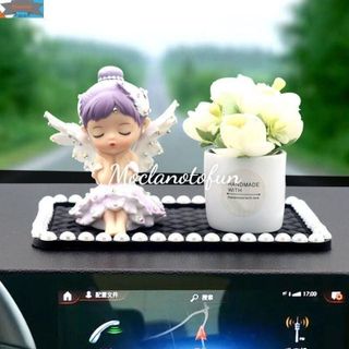 Sét Decor Búp Bê Thiên Thần Anne Mix Nước Hoa Vương Miện Trang Trí Ô Tô Bàn Học Xinh Xắn