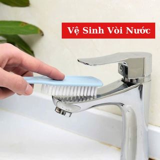 Bàn Chải Chà Giày - Giặt Quần Áo Siêu Sạch Có Cán Dài Móc Treo Tiện Lợi Chiều Dài 17CM