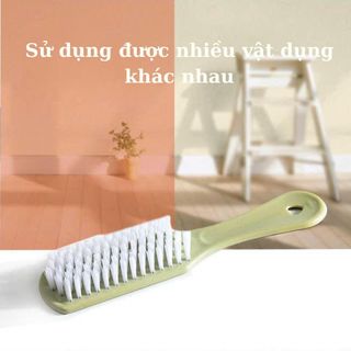 Bàn Chải Chà Giày - Giặt Quần Áo Siêu Sạch Có Cán Dài Móc Treo Tiện Lợi Chiều Dài 17CM