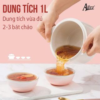 NỒI HẦM, CHƯNG YẾN MINI GỐM SỨ ALIZZ AL-14822