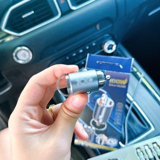 Tẩu Sạc Nhanh PUGAN 100W Sạc Ô Tô, Tẩu Âm Nguồn 2 Cổng USB và TYPE C Đều Sạc Siêu Nhanh khaihuyauto