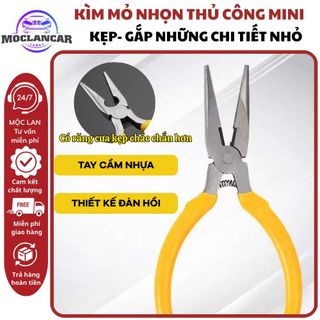 Kìm Mũi Nhọn Có Lò Xo, Kìm Kẹp Đa Năng Thép Cứng, Dụng Cụ Cầm Tay Kẹp Giữ Và Cắt Kim Loại