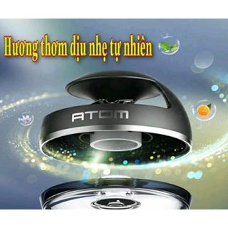 Nước Hoa ATOM nhiều mùi - Cánh Quạt Xoay Bằng Năng Lượng Mặt Trời Dùng Trên Ô tô, Taplo