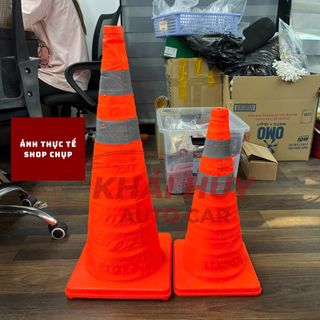 Cọc Tiêu Giao Thông Phản Quang Gấp Gọn 48cm/65cm – Cọc Cảnh Báo An Toàn, Phân Luồng Đường Bộ & Công Trường