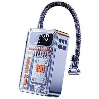 Máy Bơm Lốp Xe Hơi / Xe Đạp Tự Động Thông Minh Không Dây Có Đèn Nhỏ Tiện Tiện Lợi -Mộc Lan Car