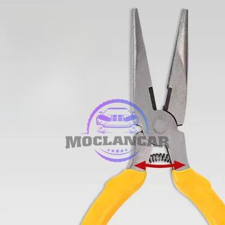 Kìm Mũi Nhọn Có Lò Xo, Kìm Kẹp Đa Năng Thép Cứng, Dụng Cụ Cầm Tay Kẹp Giữ Và Cắt Kim Loại