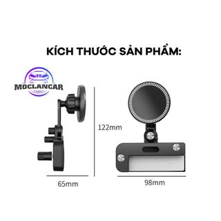 Giá Đỡ Điện Thoại Nam Châm Kẹp Màn Hình DVD Laptop, Máy Tính Bảng Xoay 180° Linh Hoạt Hỗ Trợ Mọi Góc Nhìn
