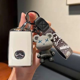 ( 3 Nút Sườn) Bao Chìa Khóa Mazda 3 CX3 CX30 - 2020 - 2023, CX8 2022 2023 Chất Liệu TPU Cao Cấp