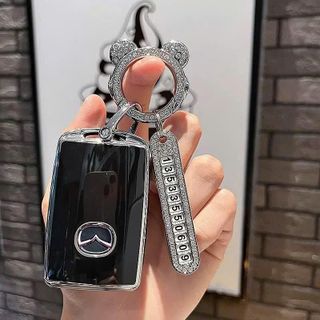 ( 3 Nút Sườn) Bao Chìa Khóa Mazda 3 CX3 CX30 - 2020 - 2023, CX8 2022 2023 Chất Liệu TPU Cao Cấp