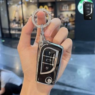Ốp TPU Dẻo, Ốp Khóa Xe Dòng Xe To.yo.ta In.nova Loại 3 Nút Bấm Chìa Gập Bao Chìa Khoá To.yo.ta Al.ti.s