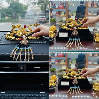 (Tặng Kèm Tinh Dầu Thơm) TƯỢNG LINH VẬT NHẢ NGỌC PHONG THỦY TRANG TRÍ TAPLO-QUÀ TẶNG PHONG THỦY, MAY MẮN, TÀI LỘC