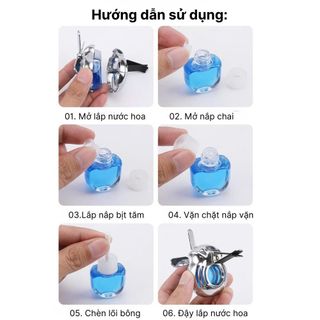 Kẹp Khuếch Tán Nước Hoa CARLOX Gắn Điều Hòa Xe Hơi Cửa Gió Điều Hòa Trang Trí Nội Thất Xe Tiện Hương Thơm Dài Lâu
