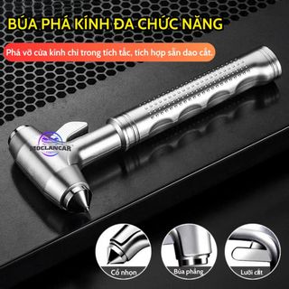 Búa Thoát Hiểm Ô Tô Đa Năng 3in1 – Phá Kính Cứu Hộ, Cắt Dây An Toàn Dùng Trong Trường Hợp Khẩn Cấp