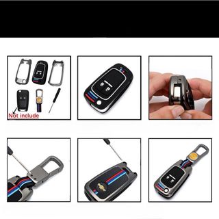 Ốp Bảo Vệ Chìa Khóa Xe Chevrolet Cruze- Captiva - Colorado - Hợp Kim Cao Cấp Dáng Thể Thao Otofunmoclan Móc Khoá Móc Khóa