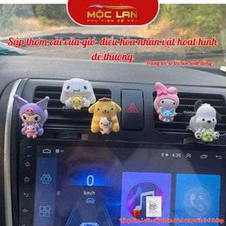 Kẹp Sáp Thơm Cửa Gió Xe Hơi Nhân Vật Hoạt Hình Linabell Dễ Thương - Phụ Kiện Trang Trí Xinh Xắn