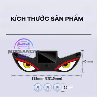 Đèn LED Ô Tô Hình Mắt Quỷ Sử Dụng Năng Lượng Mặt Trời, Cảm Biến Thông Minh, Thiết Kế Độc Đáo