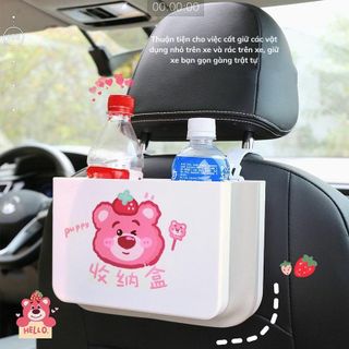 Khay Đựng Đồ Sau Ghế Ô Tô Thông Minh Kiêm Thùng Rác Mini Gấp Gọn Tiện Lợi Thiết Kế Bắt Mắt Độc Đáo khaihuyauto