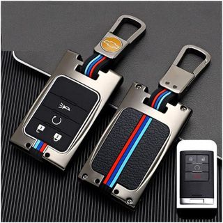 Ốp Bảo Vệ Chìa Khóa Xe Chevrolet Cruze- Captiva - Colorado - Hợp Kim Cao Cấp Dáng Thể Thao Otofunmoclan Móc Khoá Móc Khóa