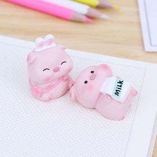 Mô Hình Heo Giả Đá Mini Trang Trí Taplo Ô Tô Dễ Thương Tiểu Cảnh, Bày Bàn Làm Việc, Bàn Học, Tủ Sách