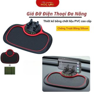 Giá Đỡ Điện Thoại Đa Năng Chống Trượt Bằng Silicon Gắn Bảng Điều Khiển Xe Hơi-Mộc Lan Car