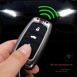 (Mẫu Mới) Ốp Chìa Khóa Xe Điện Vinfast VF5 Chất Liệu Hợp Kim - Bảo Vệ Khoá Xe- Mộc Lan Car