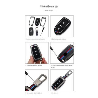 (Mẫu Mới) Ốp Chìa Khóa Xe Điện Vinfast VF5 Chất Liệu Hợp Kim - Bảo Vệ Khoá Xe- Mộc Lan Car